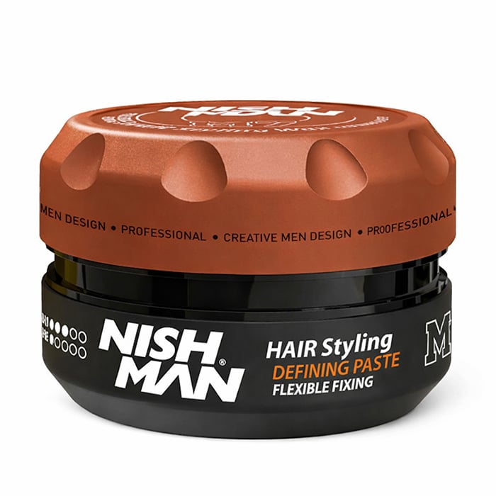 Чоловіча матова паста для укладання волосся Nishman Hair Styling Defining Matte Paste M7 Сильна фіксація, 100 мл